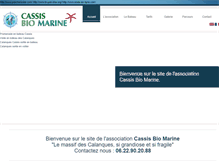 Tablet Screenshot of cassisbiomarine.fr